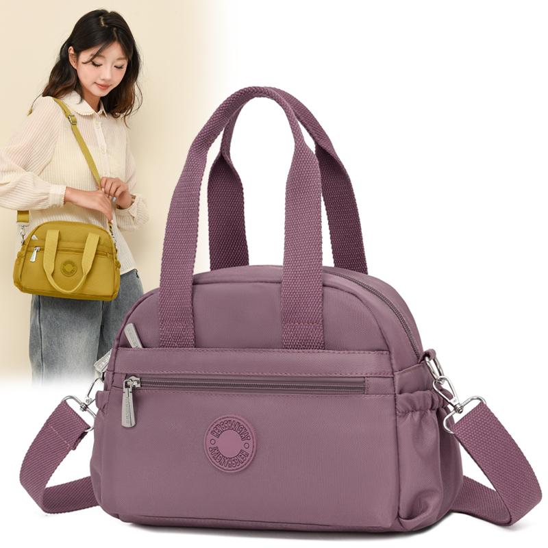 

Women s Multi-Layer Handbag Nylon Shoulder Crossbody Bag Mother Bag червоний