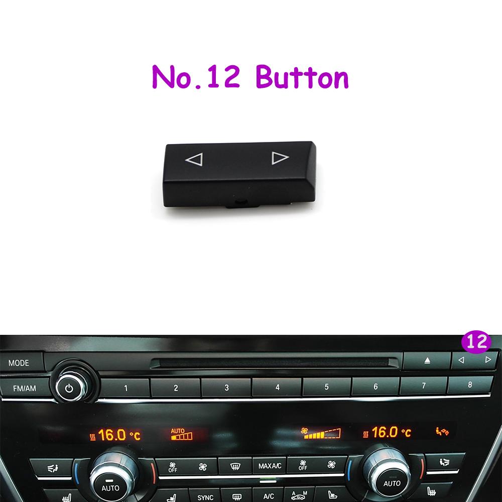 1 Stück F10 F11 F06 F12 F13 F07 F01 F02 F04 Auto Mittelkonsole CD Digital MODE FM/AM Knopf Abdeckung Zierleiste Für BMW 5er 6er 7er 5GT Serie