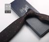Tie Men'S Formal Wear British Retro Brown Striped 8Cm Hand Style Student Work Professional Wear