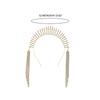 Elegant Long Fringe Hairband Baroque Style Rhinestone Headband for Girls Model Show Performance Wedding Party Jewelry