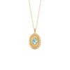 S925 Sterling Silver Natural Amethyst Citrine Necklace Female Brushed Craft Gemstone Pendant Court Style Clavicle Chain
