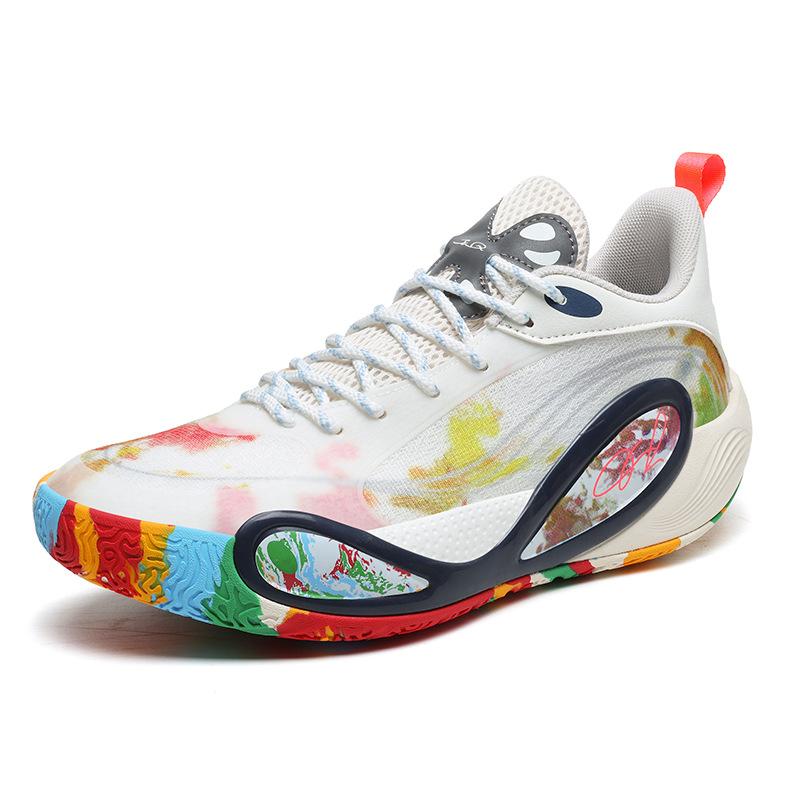 New basketball shoes Reeves actual game sports shoes youth student running shoes non-slip and wear-resistant men