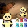 Rechargeable Touch Sensor Night Lights Cute Panda Silicone Lamp LED Dimming Lamp Bedside Decor Kids Night Light Birthday Gift