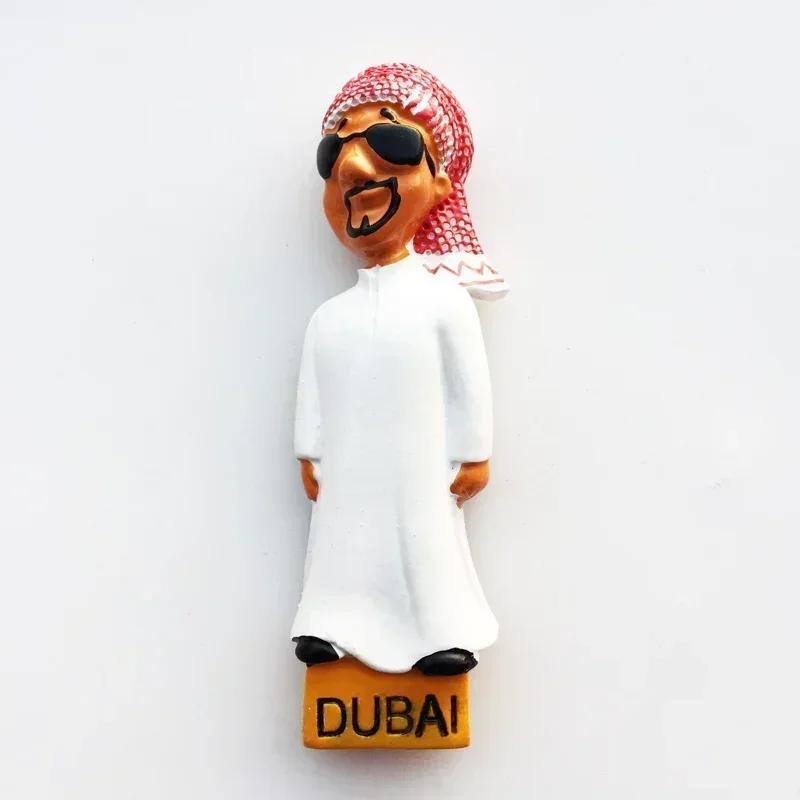 Dubai Turistic Suveniruri Magneți de Frigider Turnul Khalifa Arabia Saudită Frigider Magnet Comemorativ Autocolante Home Decoration