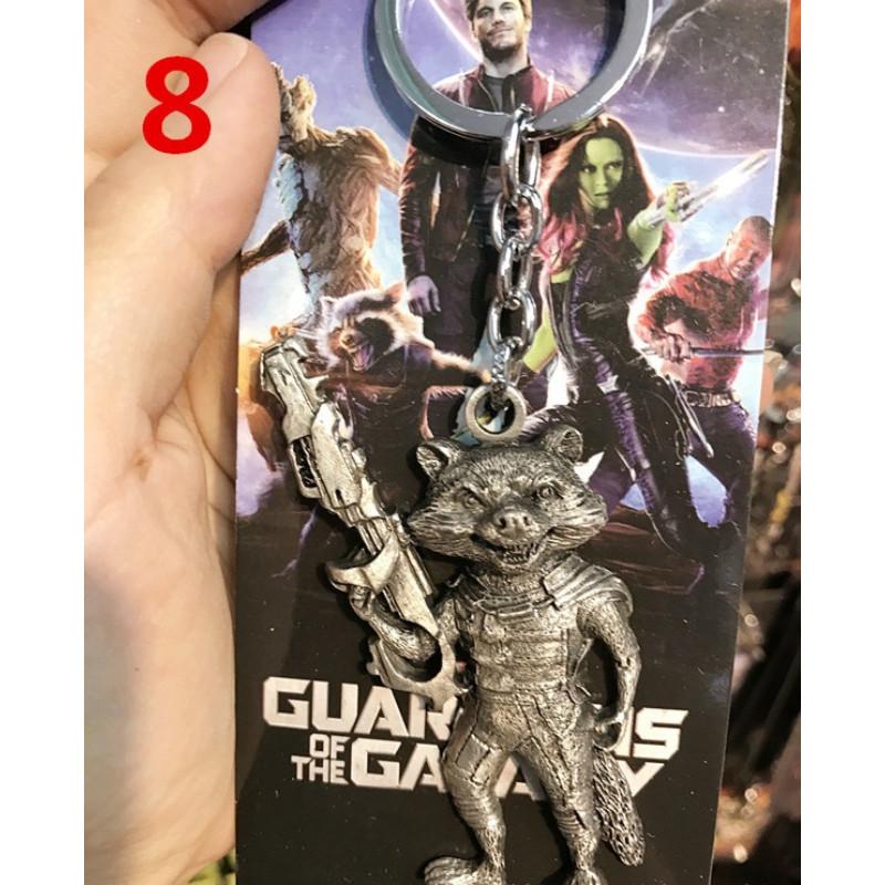 Guardians Of The Galaxy Legierung Groot Waschbär Rakete Schlüsselanhänger Geschenk für Fans