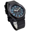 Casio Standard Analog Quartz Wristwatch Black and Blue Presentation MW-240-2BV Men's (Overseas Model) (No Box) [Used]