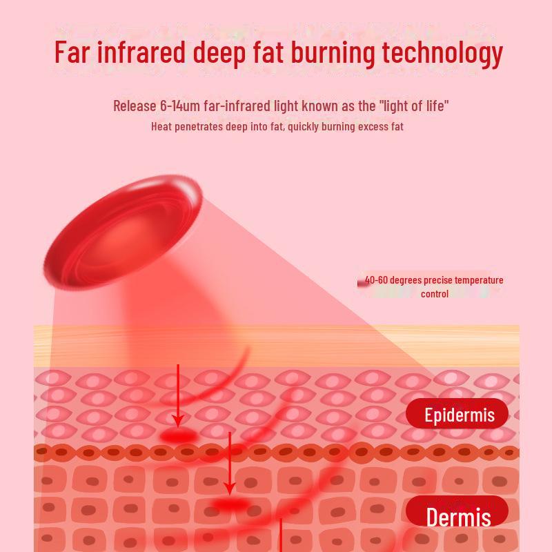 Intelligenter Mikrostrom-Fitness- und Schlankheitsgürtel für den Bauch mit Heizung, Akupunktur und EMS-Massage.