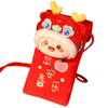 New Year Plush Doll Backpack Comfortable Stylish Festival Red Envelopes Holiday Supplies
