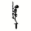Halloween Skeleton Decorative Garden Stake Weather-proof Metal Outdoor Patio Yard