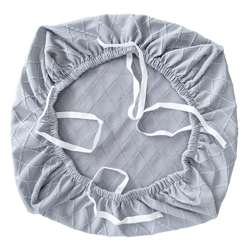 

Чехлы для сидений офисных компьютерных кресел из эластичного жаккарда, съемные моющиеся пылезащитные чехлы для сидений офисных кресел D45-55cmX W45-55cm