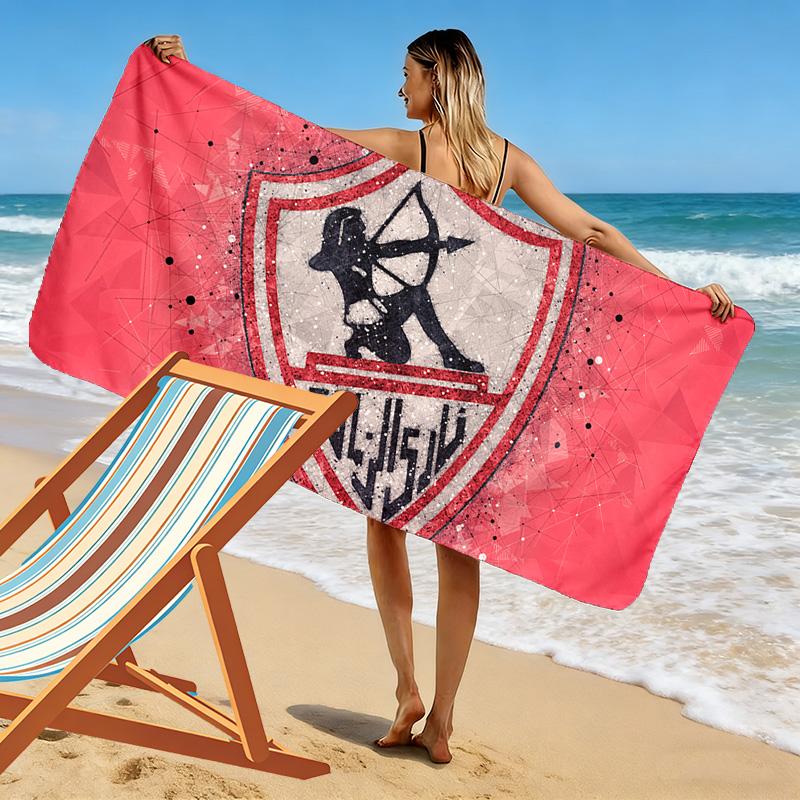 Detroit City FC Print Beach Towel, Large Soft Quick Dry Towel for Beach Camping Swimming