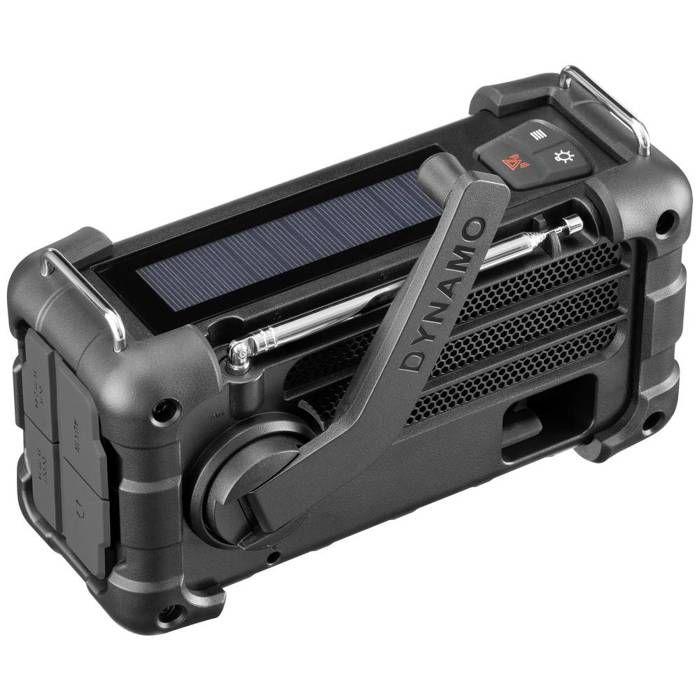 Radio d'extérieur Sangean MMR-99 DAB+ Black DAB+, DAB, FM radio d'urgence, Bluetooth panneau solaire, protégé contre le