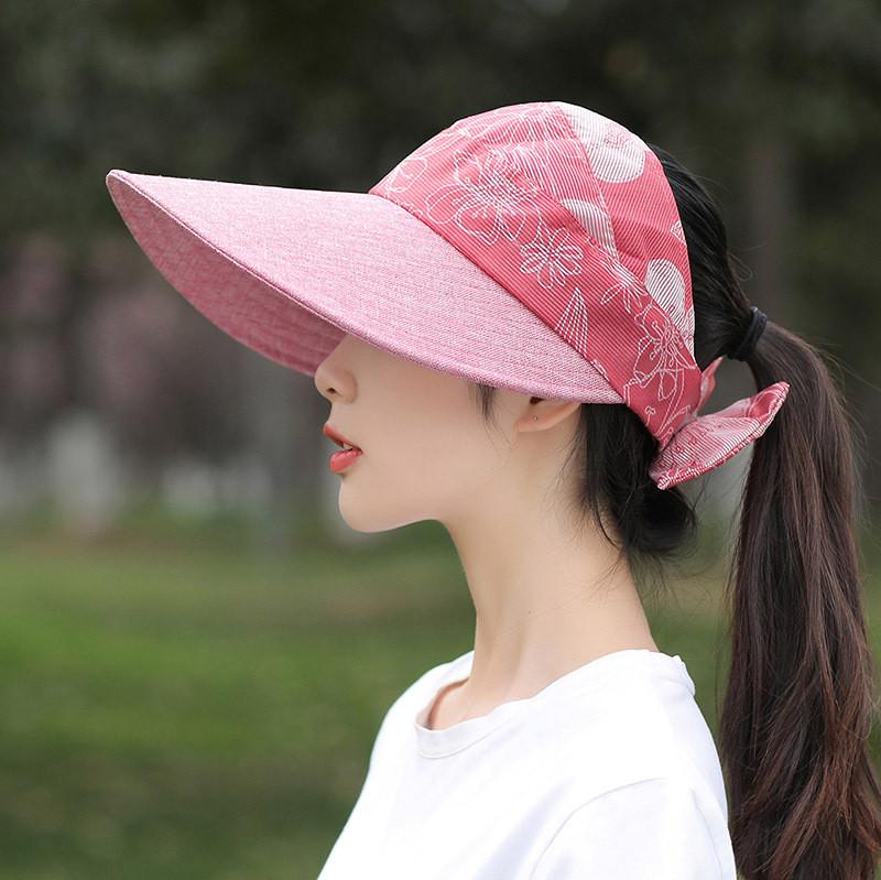 Sun Protection Wide Brim Sun Hat For Women With Foldable Design For Beach And Outdoor Travel