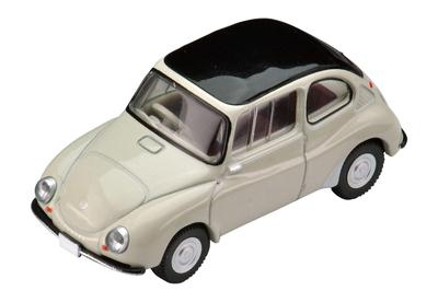 Tomica Limited Vintage Subaru 360 Convertible Ivory 60 Model with Closed Top Finished Product 1/64 LV-182a
