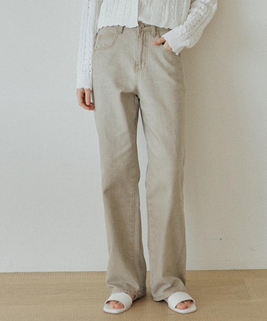YUPPE Cotton Line Pants_Khaki