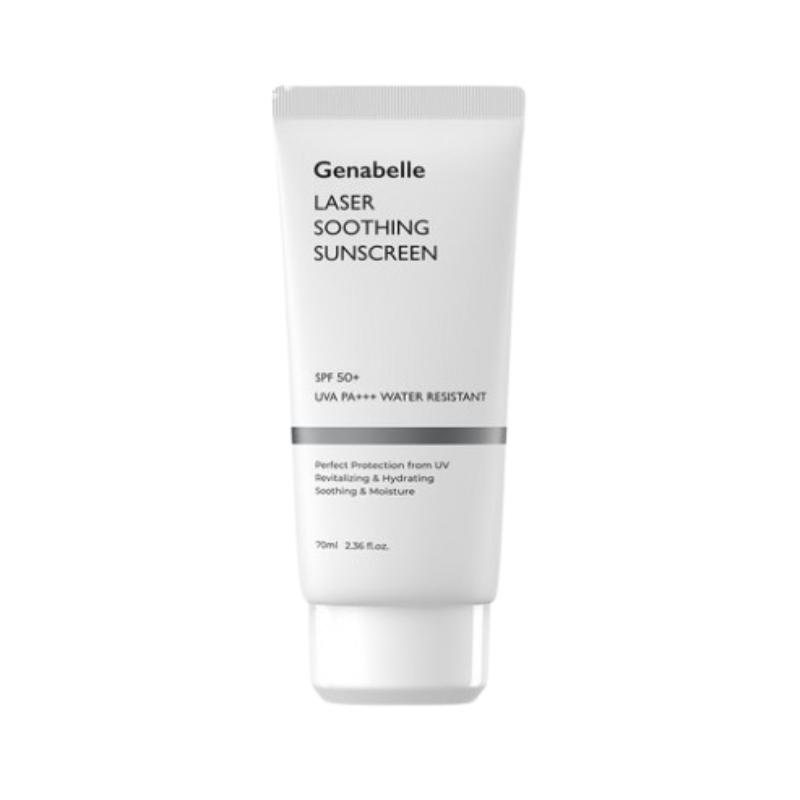 Genabelle Laser Soothing Sunscreen SPF50+ PA+++ 70ml – Hybrid UV Protection Calming Moisturizing Sun Cream for Sensitive Skin 70ml