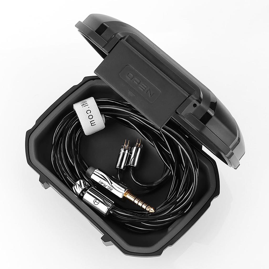 Linsoul TRN Heiman Single Crystal Copper Silver Plated + Pure Silver Braided Hybrid Earphone Upgrade Cable. Continual Innovation, Improved