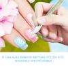 5Pcs Nail Brush Silicone Pen Hollow Carving Embossing Pen Nail Art Accessories  Soft