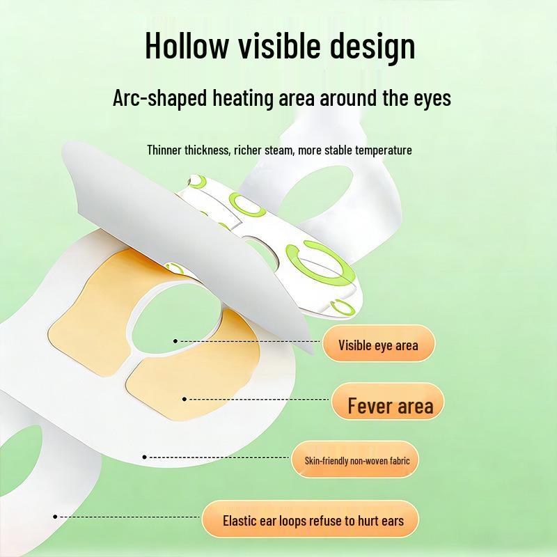 Self-Heating Steam Eye Mask for Fatigue Relief