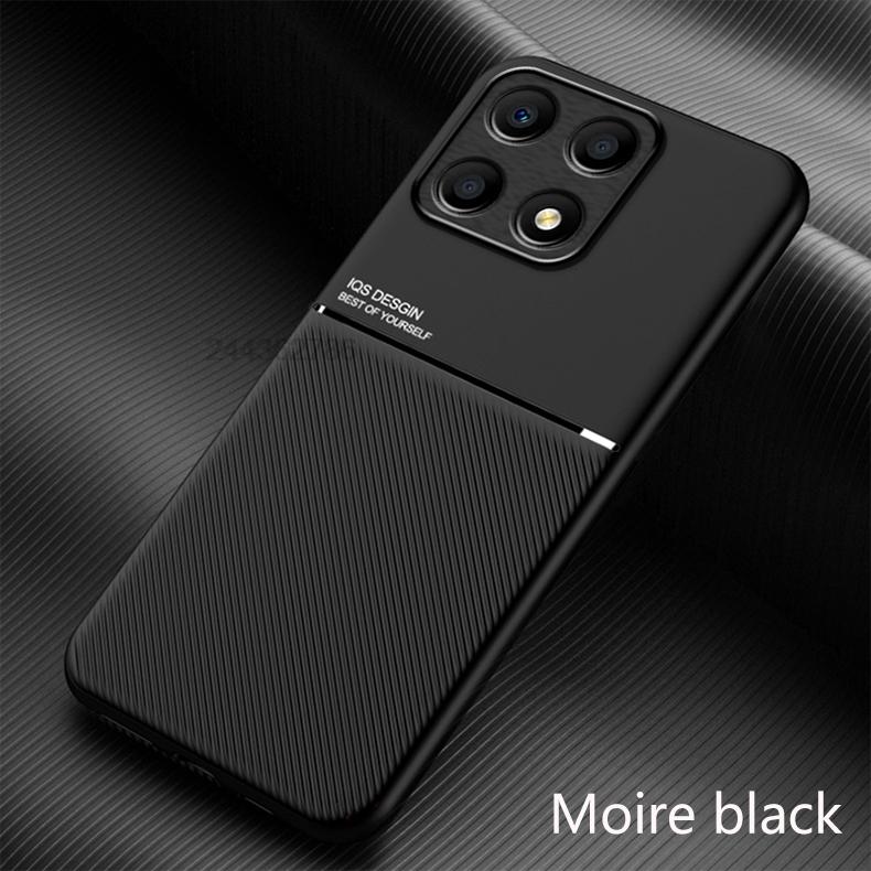 Luxury Soft Silicone Stripe Case For Honor X8B High Quality Anti-Fingerprint Camera Protection Cover Cases TPU Bumper Shell