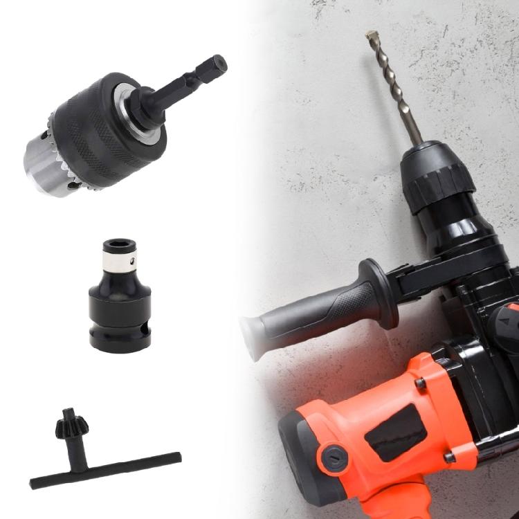 3/8inch Drill Chuck Adapter Chuck Drill with 1/4 Inch Quick Change Shank