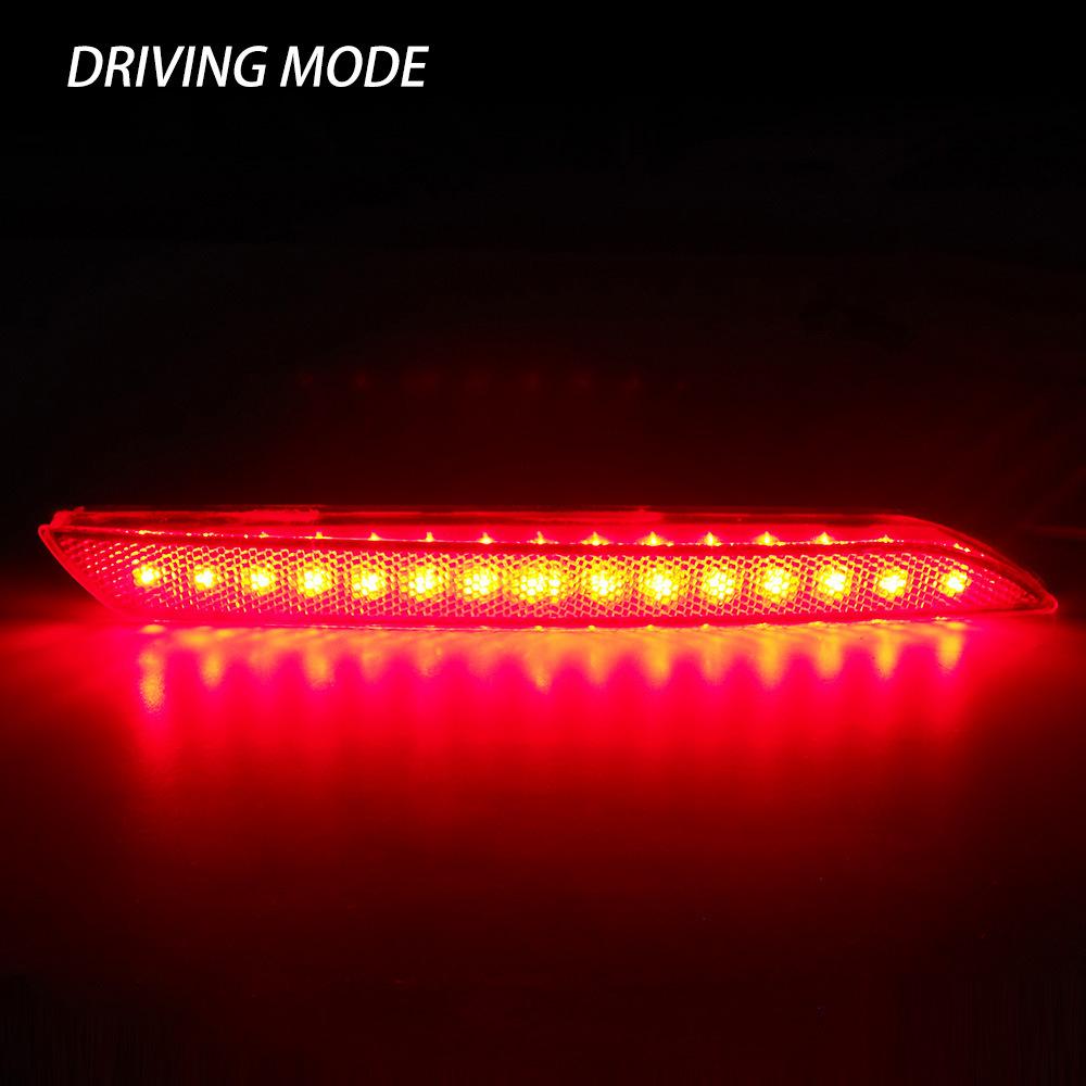 1 set Rear Bumper Lamp led Brake light For Honda Fit Jazz 2011 2012 2013 Running light Dynamic turn light