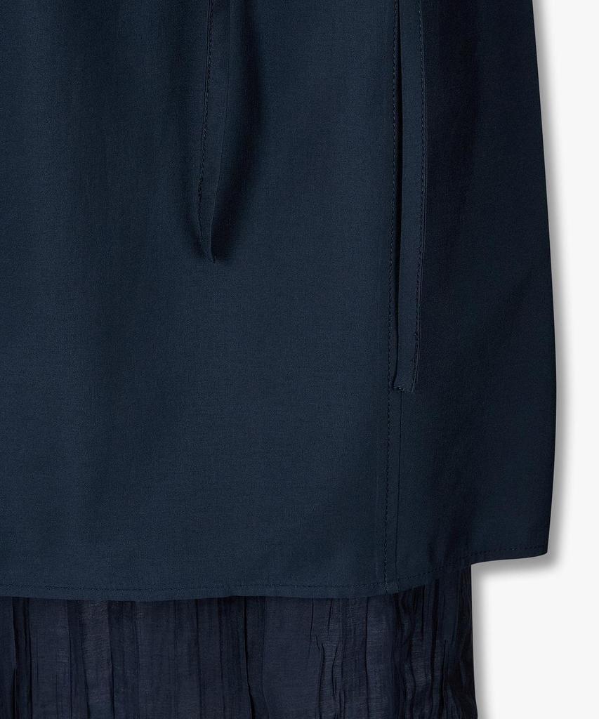 STUDIO TOMBOY Layering Pleated Point Skirt_Dark Navy 9106232201