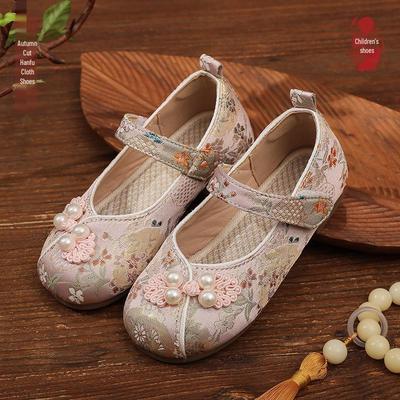 Mädchen Traditionelle Peking Bestickte Hanfu Schuhe - Ethnischer Stil