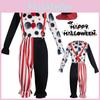 Versatile And Comfortable Polyester Halloween Circus Clown Costume