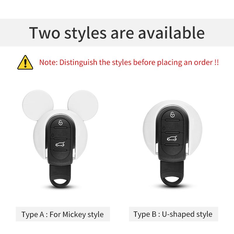 Car Remote Key Cover Case Holder For Mini Cooper F56 F55 F60 F54 F57 Countryman Clubman Abs Car Key Protection Shell Accessories