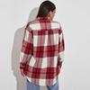 Women's Fashion  And Winter Jacket Thickened Casual Loose Plaid Shirt