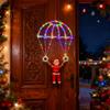 30cm Christmas Decorative Light Christmas Parachute Hanging Home Decor Light House Holiday Atmosphere Decoration