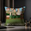 Brickleberry Cushion Cover Anti-dustmite Pillowcase Invisible Zipper Silky Short Plush Sofa Cushion Cover