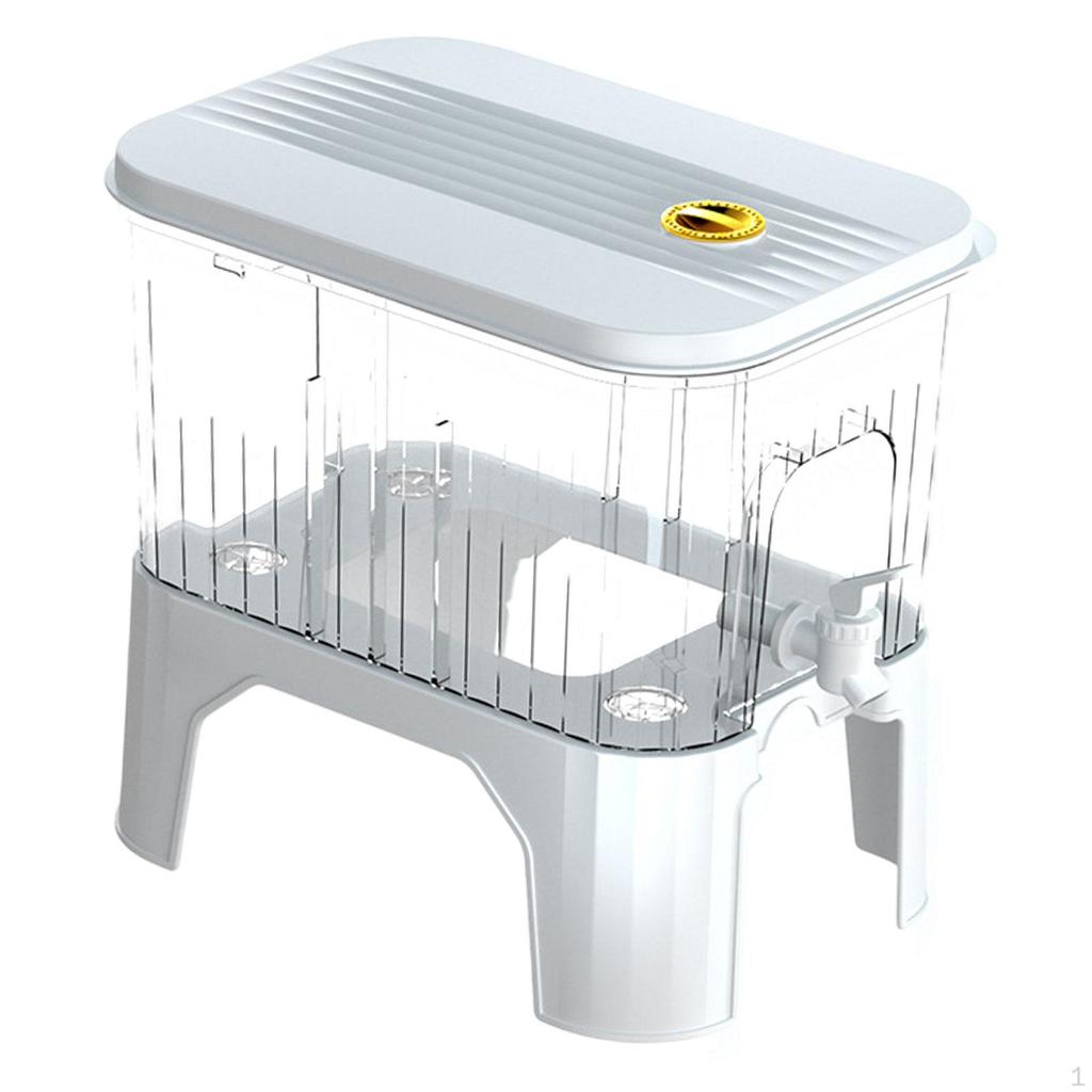 Getränkebehälter mit Zapfhahn für den Heimgebrauch, Kaltwasserkrug-Ständer