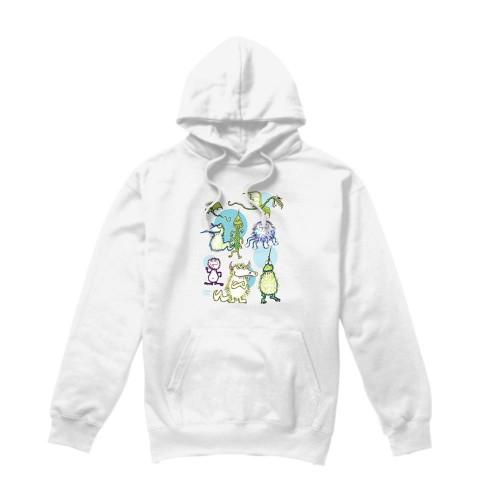 Jim Henson Unisex Adult Monster Doodles Hoodie