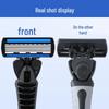 Six-Layer Razor Stainless Steel Shaver for Men with Multi-Layer Shaving Head