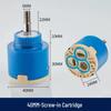 Ceramic Hot/Cold Faucet Cartridge Kit for Kitchen, Basin, and Shower Repair
