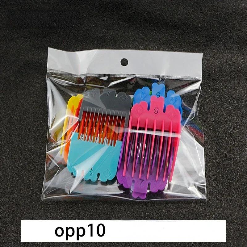 10Pcs  Fashion Men Hair Clipper Limit Comb Salon Barber Cutting Guide Replacement Attachment Hair Trimmer Styling Tools