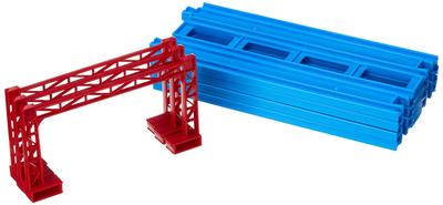 TAKARA TOMY Plarail Double Track Straight Rail (4 Pieces) R-04