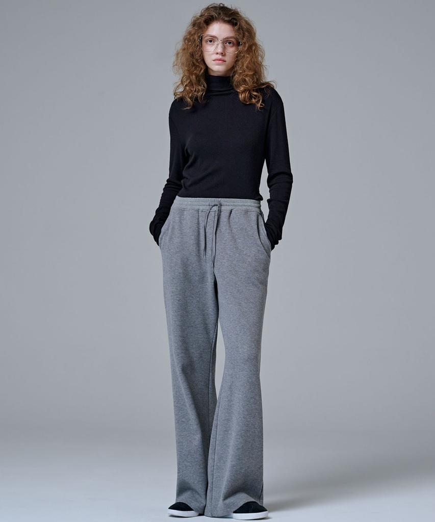 MALOUPE 5109 Textured Roll Neck T-Shirt (Black)