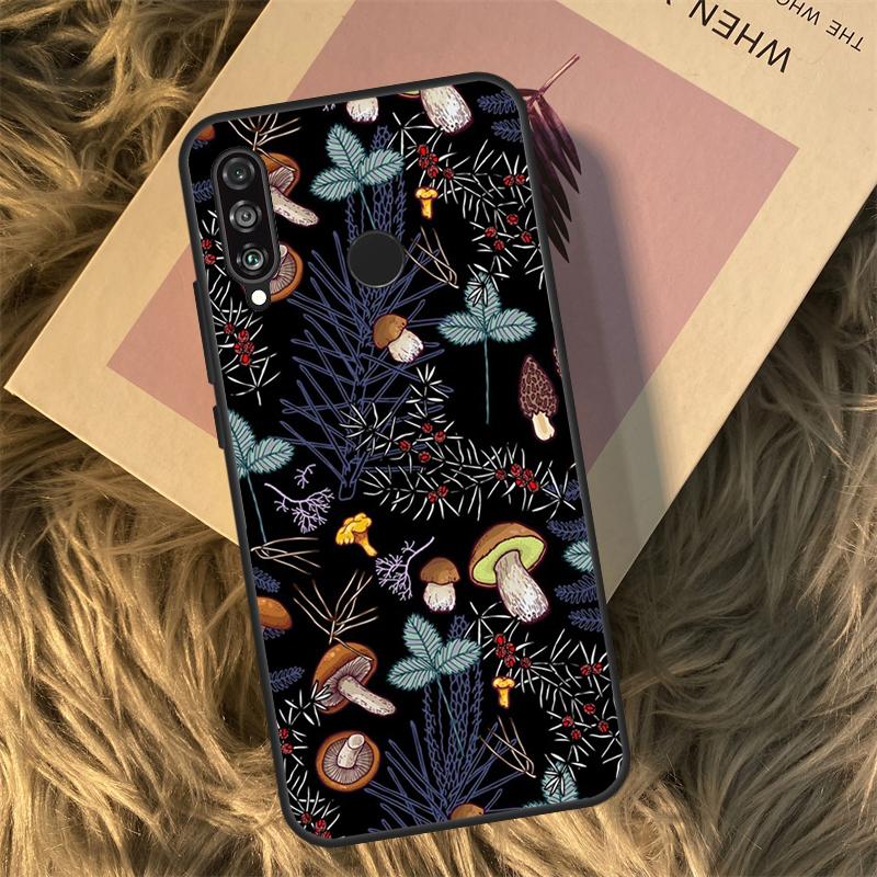 Mushroom Forest For Huawei Nova 3i 7i 8i 11i 12i 9 10 SE Y60 Y61 Y70 Y72 Y73 Y90 Y91 P20 P30 P40 Lite Case