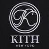 Kith Nelson Letter Design Pullover Comfortable Crew Neck Long Sleeve Sweatshirt Men sweatshirt Black KHM032349-001