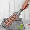 Stainless Steel Hot Dog Grill, Sausage Grill Basket, Fish Clip, Non Stick Ham Sausage Outdoor Barbecue Multifunctional Tool
