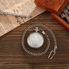 Vintage classic quartz pocket watch exquisite carved flip chain pendant men women pocket watches reloj