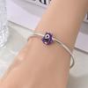 Charms Original Copper Plated Purple Cute Pet Beads Fit Bracelet Diy Fine Gift Women Delicate Jewelry Accessory