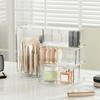 Plastic Cosmetic Storage Box Large Capacity Transparent Drawer Style Storage Box with Drawers Dust-Proof Cosmetic Display Case