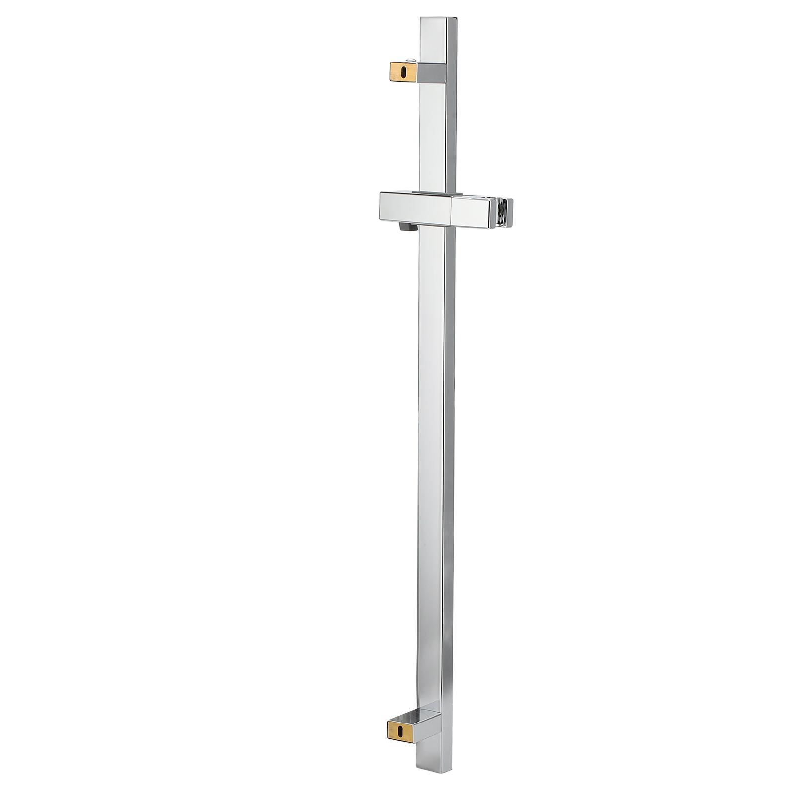 Shower Sliding Bar Stainless Steel Shower Rod Lifter Pipe Adjustable Sliding Rod for Home Bathroom