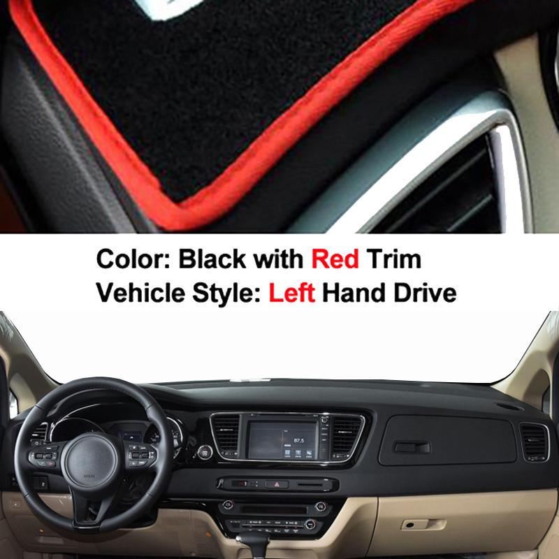 Für Kia Carnival YP 2015 2016 2017 2018 Auto Auto Innen Dashboard Abdeckung Dash Matte Teppich Links Hand Stick Dashmat