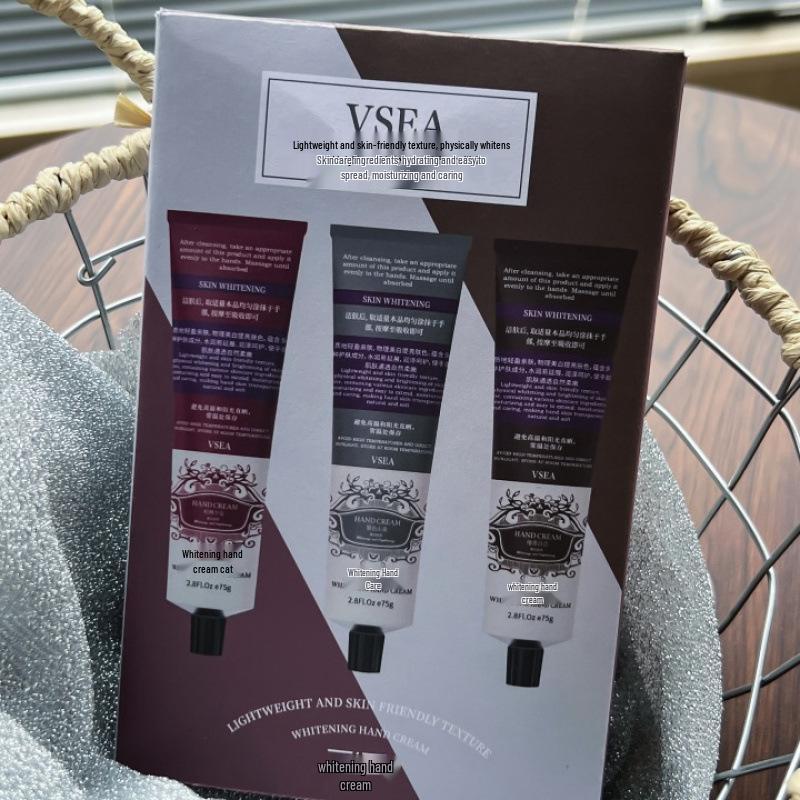 VSEA Botanical Fragrance Hand Cream Set: Moisturizing, Hydrating, Anti-Cracking, Gentle, Genuine Product.