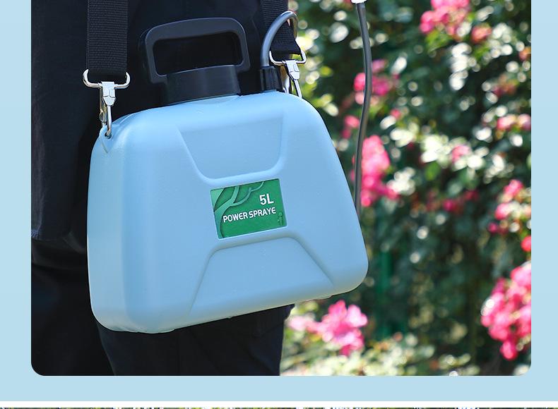 Electric Backpack Disinfection Sprayer - 5L Handheld Spray Bottle for Gardening and Watering
